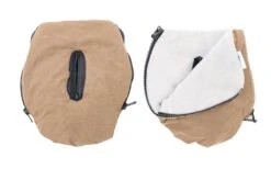 Handmuff-Handschuhe Alpin In Braun / Whitewash