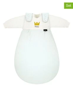 Alvi 3tlg. Set: Babyschlafsack "Mäxchen" In Mint