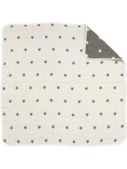 Alvi Babydecke "Stern" In Creme/ Anthrazit