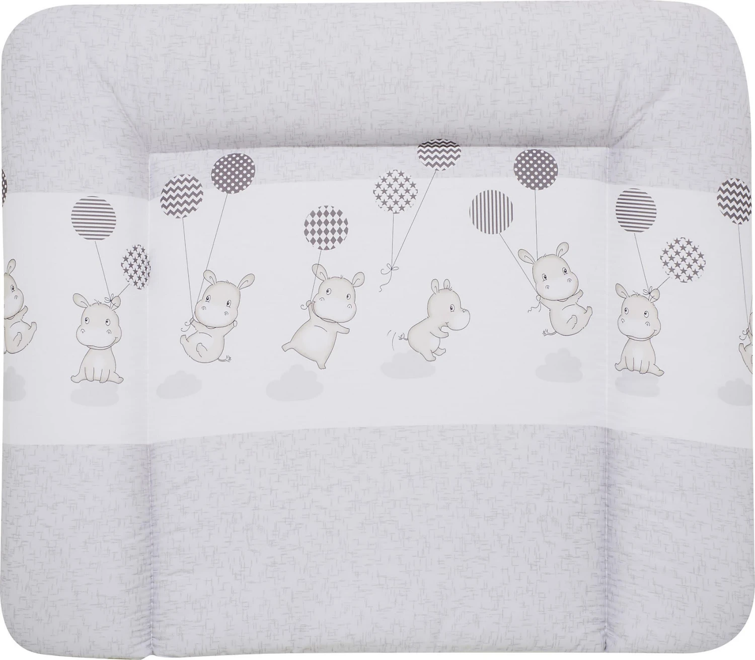 Alvi Wickelauflage Kuschel, Hippo Bordüre, 69 X 69 Cm 4 Alvi Wickelauflage Kuschel, Hippo Bordüre, 69 X 69 Cm – Bild 2