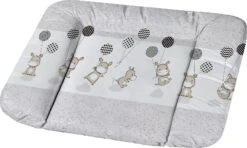 Alvi Wickelauflage Kuschel, Hippo Bordüre, 69 X 69 Cm