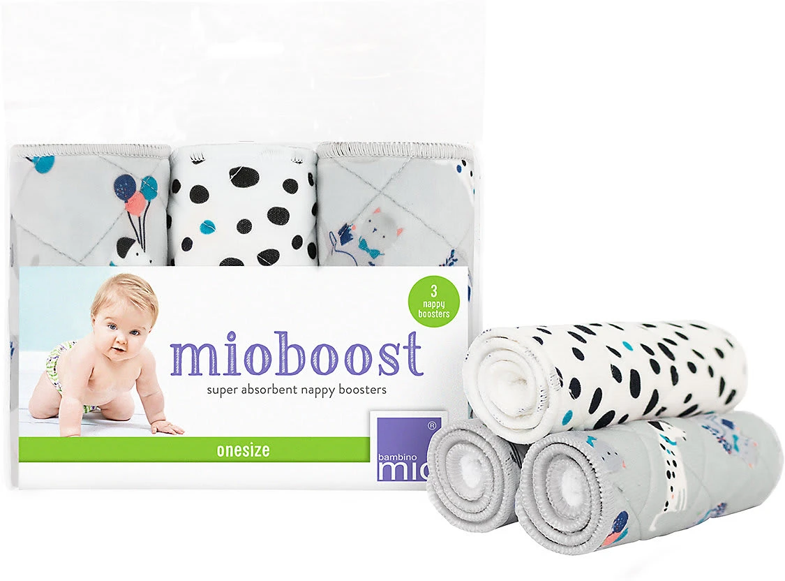 , Mioboost Classic Saugeinlage, 3er Packung, Flauschige Freunde 3 , Mioboost Classic Saugeinlage, 3er Packung, Flauschige Freunde