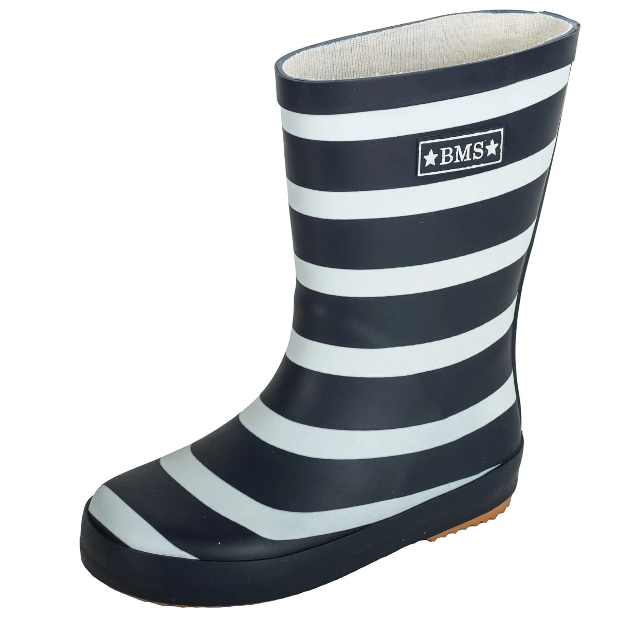 Gummistiefel "Naturkautschuck" In Blockstreifen 3 Gummistiefel "Naturkautschuck" In Blockstreifen