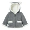 BOBOLI Strickjacke Kapuze Mit Ohren Und Plüschfutter In Grau -Babyprodukte Laden boboli strickjacke kapuze mit ohren und pluschfutter in grau