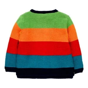 BOBOLI Strickjacke Mit Kapuze Und Plüschfutter Colorblock In Mehrfarbig 8 BOBOLI Strickjacke Mit Kapuze Und Plüschfutter Colorblock In Mehrfarbig – Bild 6