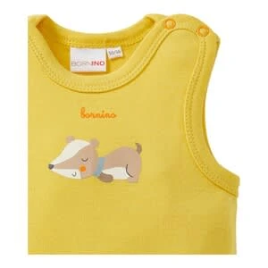 Strampler-Set Dachs In Gelb 8 Strampler-Set Dachs In Gelb – Bild 6