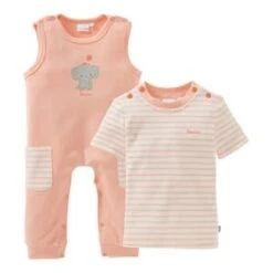 Strampler-Set Elefant In Rosa 14 Strampler-Set Elefant In Rosa -Babyprodukte Laden bornino strampler set elefant in rosa 2