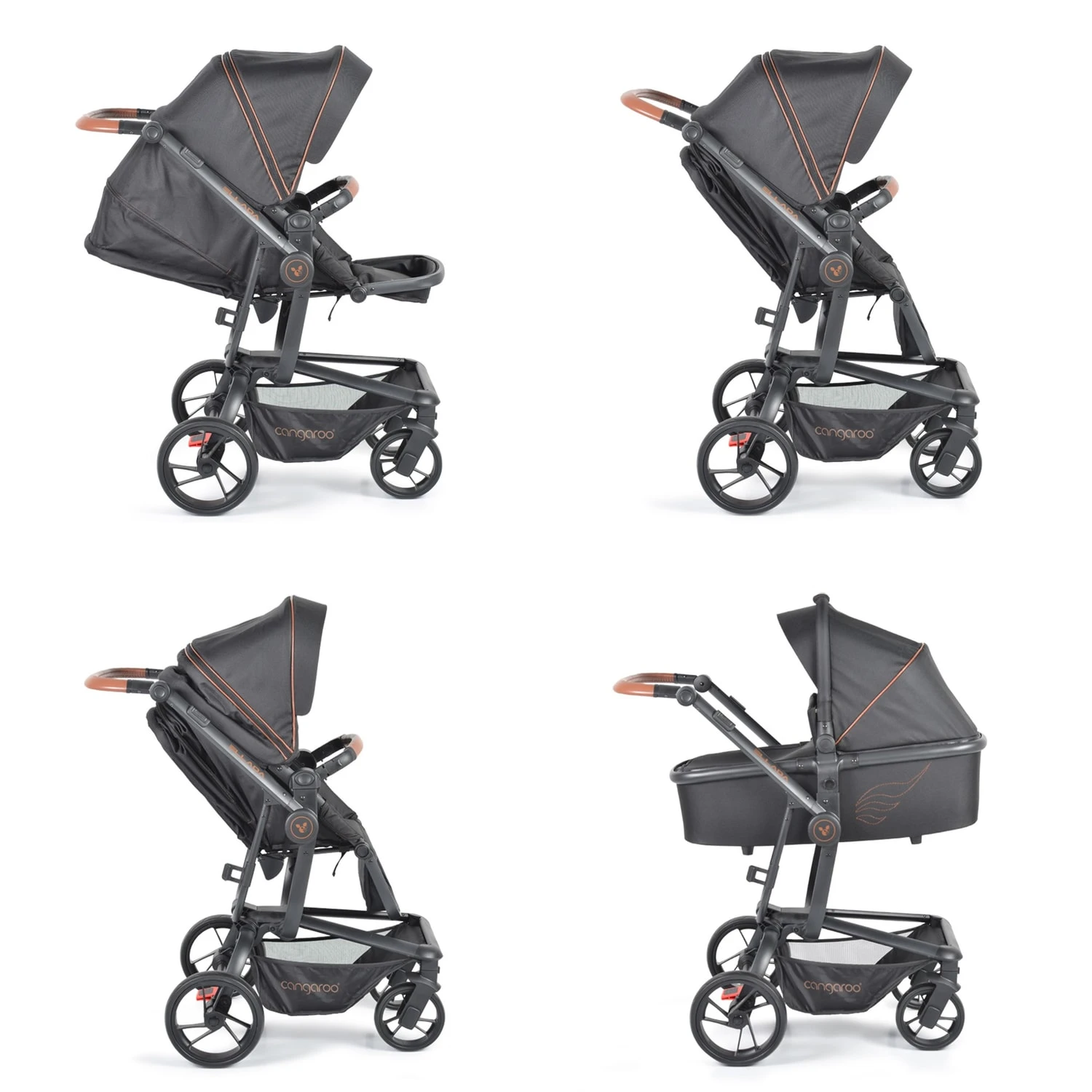 Kinderwagen Ellada 3 In 1 In Grau 7 Kinderwagen Ellada 3 In 1 In Grau – Bild 5