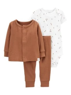 Carter's™ 3tlg. Outfit In Hellbraun