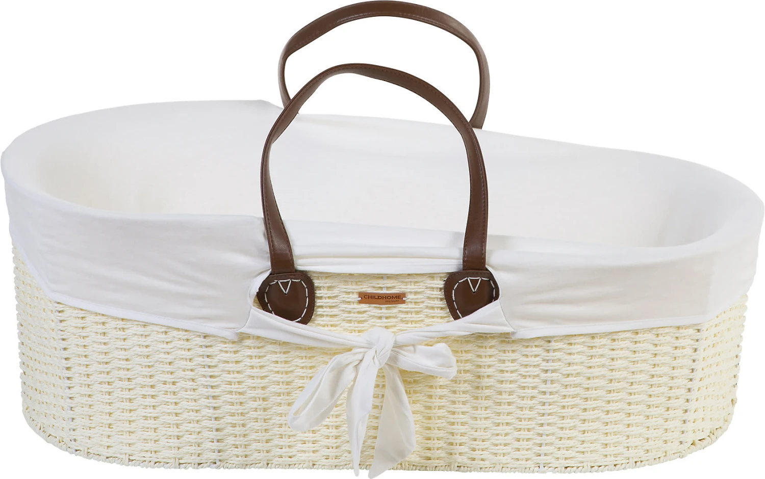 Childhome Bezug Für Moses-Korb, Weiß 3 Childhome Bezug Für Moses-Korb, Weiß