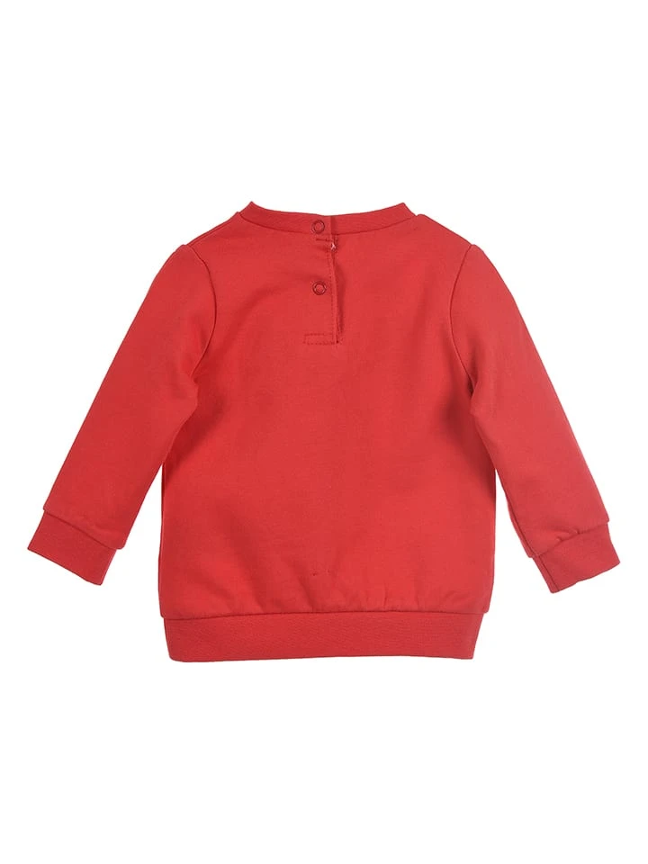 Sweatshirt "Mickey" In Rot 4 Sweatshirt "Mickey" In Rot – Bild 2