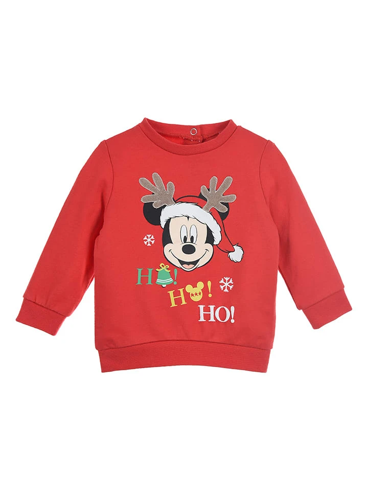 Sweatshirt "Mickey" In Rot 3 Sweatshirt "Mickey" In Rot