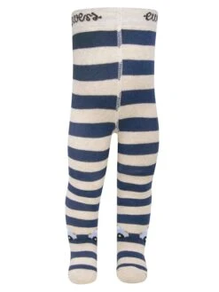 Ewers Strumpfhose In Beige/ Dunkelblau