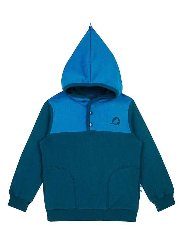 Hoodie "Juosta" In Blau 5 Hoodie "Juosta" In Blau – Bild 3