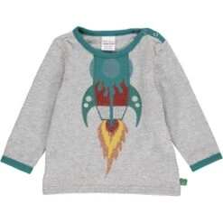 Babylangarmshirt In Pale Greymarl