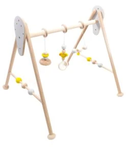 Babyspielgerät "Ente" In Nature/gelb