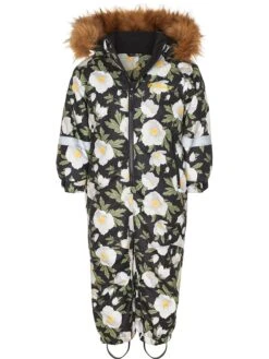 Schneeanzug "Anemone" In Schwarz/ Grün