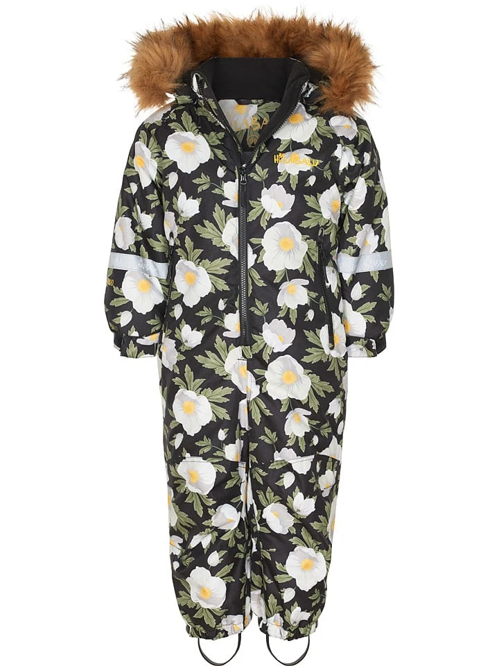 Schneeanzug "Anemone" In Schwarz/ Grün 3 Schneeanzug "Anemone" In Schwarz/ Grün