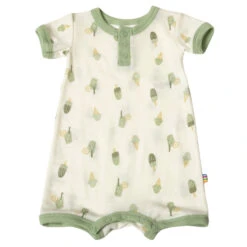 Joha Spieler Sommer-Overall Merinowolle In Light Green