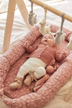 Jollein Babynestchen Meadow Rosewood -Babyprodukte Laden jollein babynestchen meadow rosewood 4
