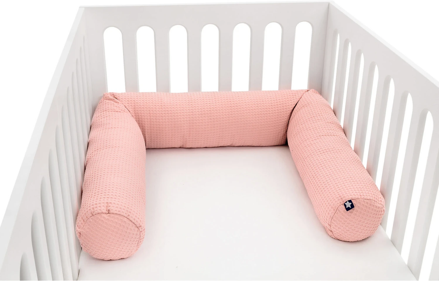 Nestchenschlange Waffelpiqué, Blush, 180 Cm 3 Nestchenschlange Waffelpiqué, Blush, 180 Cm