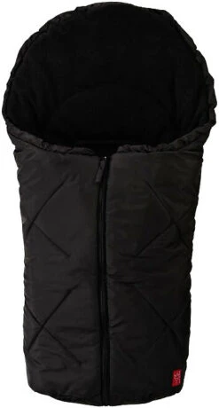 Fleece Kuschelsäckchen Für Babyschale, Schwarz