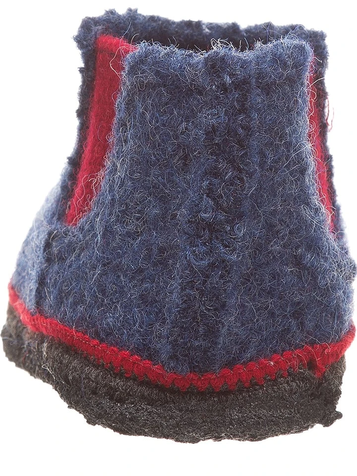 Hüttenschuhe "Chelsea" In Blau 5 Hüttenschuhe "Chelsea" In Blau – Bild 3