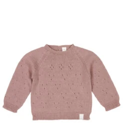 Babypullover Ajour Dinan In Violett