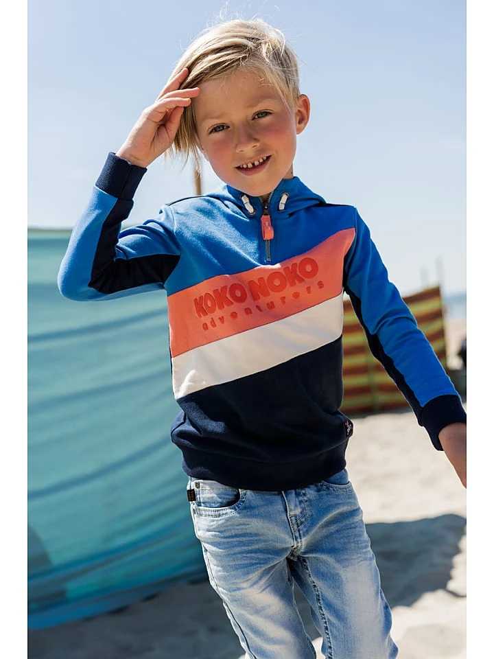 Hoodie In Hellblau/ Bunt 5 Hoodie In Hellblau/ Bunt – Bild 3