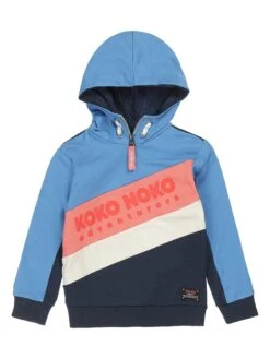Hoodie In Hellblau/ Bunt