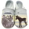 Leder-Krabbelschuhe "Zebra" In Grau/ Gelb 1 Leder-Krabbelschuhe "Zebra" In Grau/ Gelb -Babyprodukte Laden lait et miel leder krabbelschuhe zebra in grau gelb