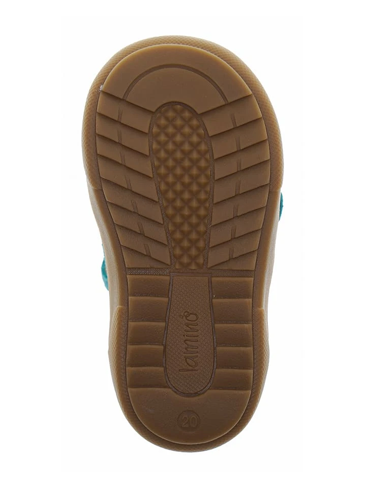 Leder-Halbsandalen In Türkis 9 Leder-Halbsandalen In Türkis – Bild 7