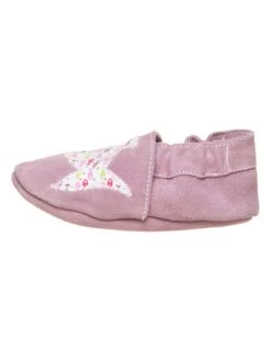 Leder-Krabbelschuhe In Rosa
