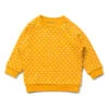 Sweatshirt "Golden Flowers" In Orange 2 Sweatshirt "Golden Flowers" In Orange -Babyprodukte Laden little green radicals sweatshirt golden flowers in orange