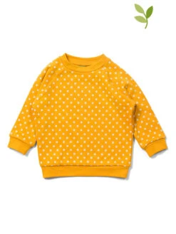 Sweatshirt "Golden Flowers" In Orange
