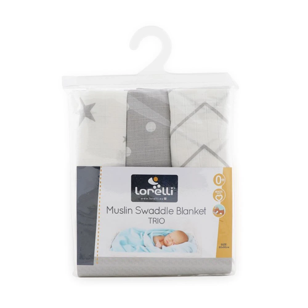 Wickeldecke Trio In Grau 3 Wickeldecke Trio In Grau – Bild 2
