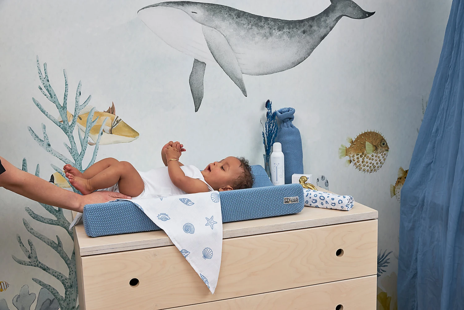 Shells Denim Mullwindeln 3-pack 7 Shells Denim Mullwindeln 3-pack – Bild 5