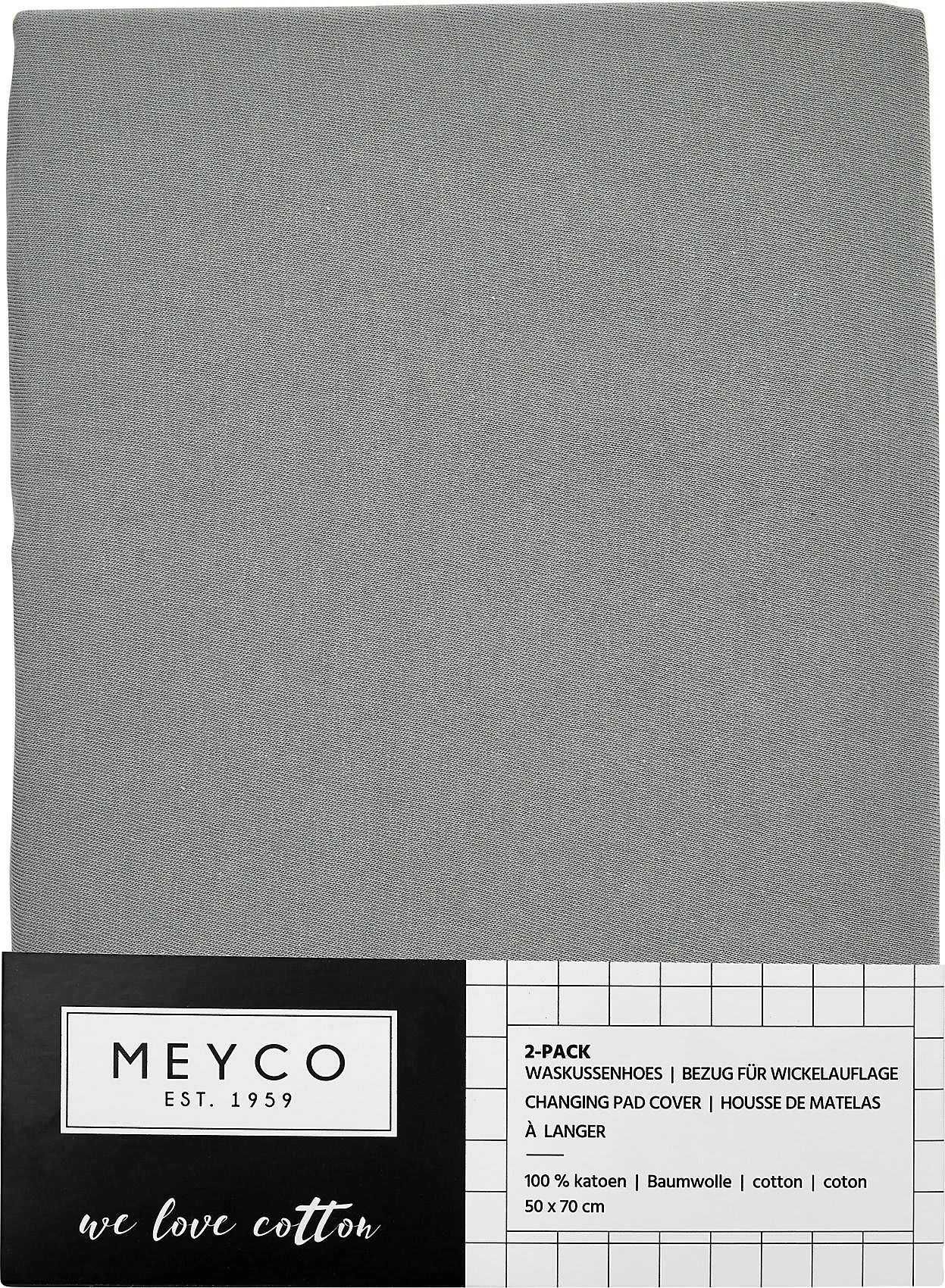 Wickelauflagenbezug Basic Jersey, 50 X 70 Cm, Grau, 2er Pack 3 Wickelauflagenbezug Basic Jersey, 50 X 70 Cm, Grau, 2er Pack