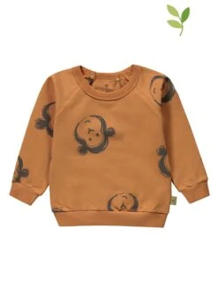 Sweatshirt In Hellbraun