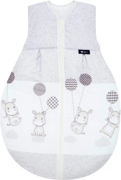 Schlafsack Thermo, Hippo Bordüre Von Alvi - TOG 2,5 - 80 Cm