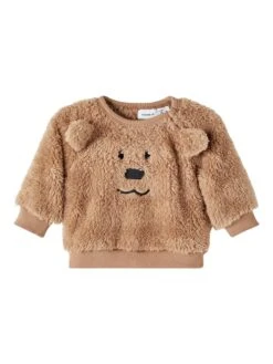 NAME IT Sweatshirt "Sinius" In Hellbraun