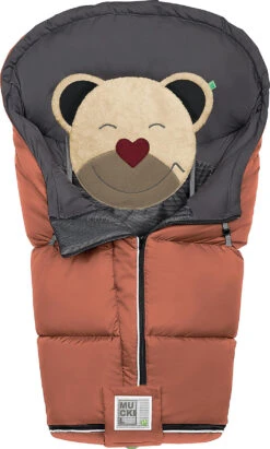 Fußsack Mucki L "classic", Rust