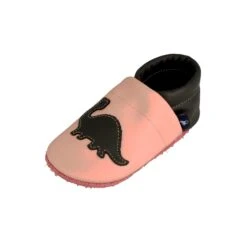 Krabbelschuhe / Lederpuschen Mit Dinosaurier In Rosa / Grau 9 Krabbelschuhe / Lederpuschen Mit Dinosaurier In Rosa / Grau -Babyprodukte Laden pantau its a small world krabbelschuhe lederpuschen mit dinosaurier in rosa grau 3