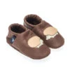 Krabbelschuhe / Lederpuschen Mit Igel In Dunkelbraun / Beige -Babyprodukte Laden pantau its a small world krabbelschuhe lederpuschen mit igel in dunkelbraun beige