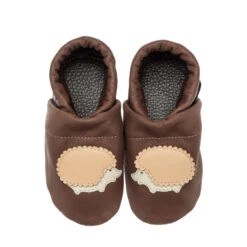 Krabbelschuhe / Lederpuschen Mit Igel In Dunkelbraun / Beige 8 Krabbelschuhe / Lederpuschen Mit Igel In Dunkelbraun / Beige -Babyprodukte Laden pantau its a small world krabbelschuhe lederpuschen mit igel in dunkelbraun beige 2