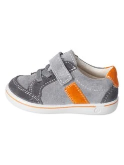 Leder-Sneakers "Jaccy" In Grau