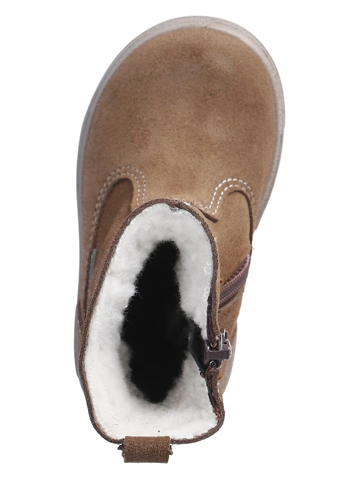 Leder-Stiefel "Ciry S" In Hellbraun 6 Leder-Stiefel "Ciry S" In Hellbraun – Bild 4