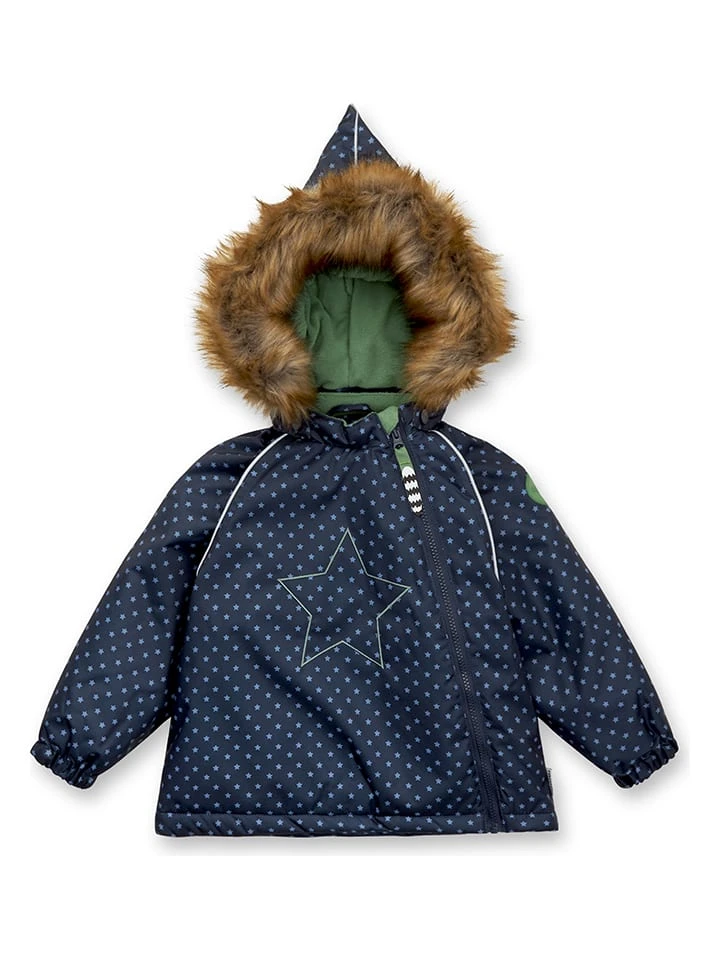 Winterjacke "Renton" In Dunkelblau/ Grün 3 Winterjacke "Renton" In Dunkelblau/ Grün