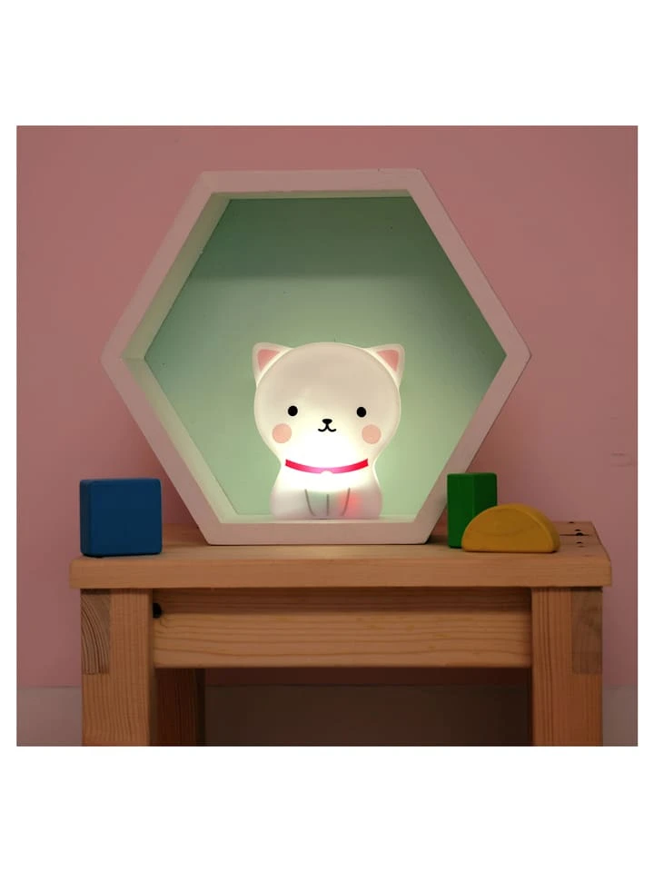 Reer LED-Nachtlicht "Lumilu Cute Friends - Cat" In Weiß - (H)10 Cm 6 Reer LED-Nachtlicht "Lumilu Cute Friends - Cat" In Weiß - (H)10 Cm – Bild 4