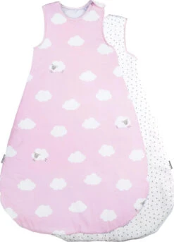 Roba Ganzjahres-Babyschlafsack Kleine Wolke Rosa, 90 Cm